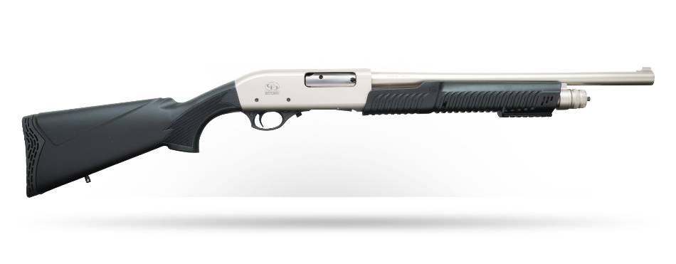 301 Tactical Pump-Action Shotgun (Nickel) 12GA/18.5